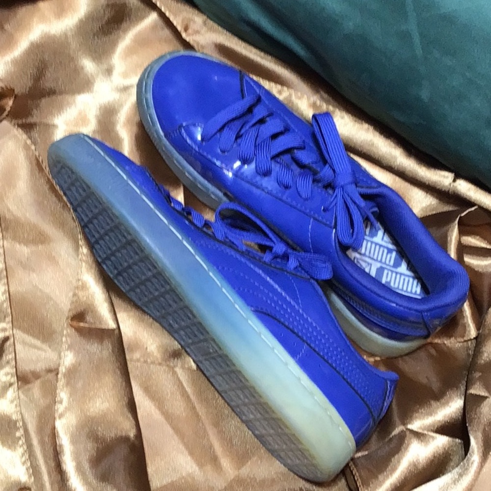 Women’s Puma sneakers “Clyde” patent Ice Fade